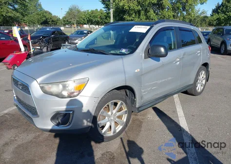 2013 Mitsubishi Outlander Sport Se из США, поврежденный, VIN 4A4AP4AU5DE011263
